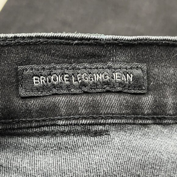 Lucky Brand Brooke Legging Jean Size 12/31 Black Wash Charcoal Skinny Leg - Picture 5 of 16